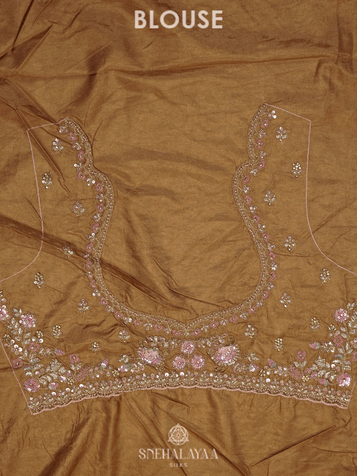 Pink Designer Saree