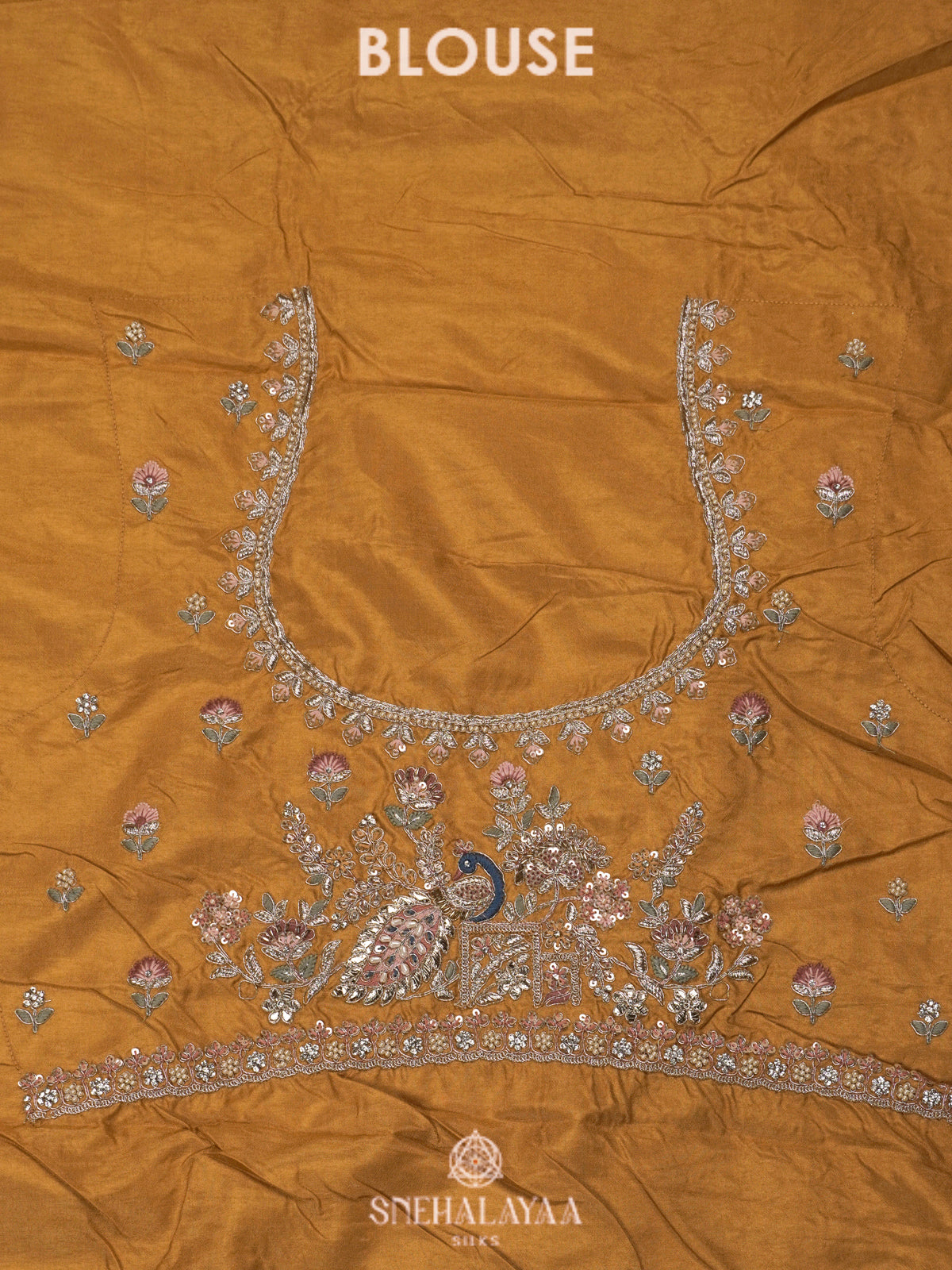Beige Designer Saree