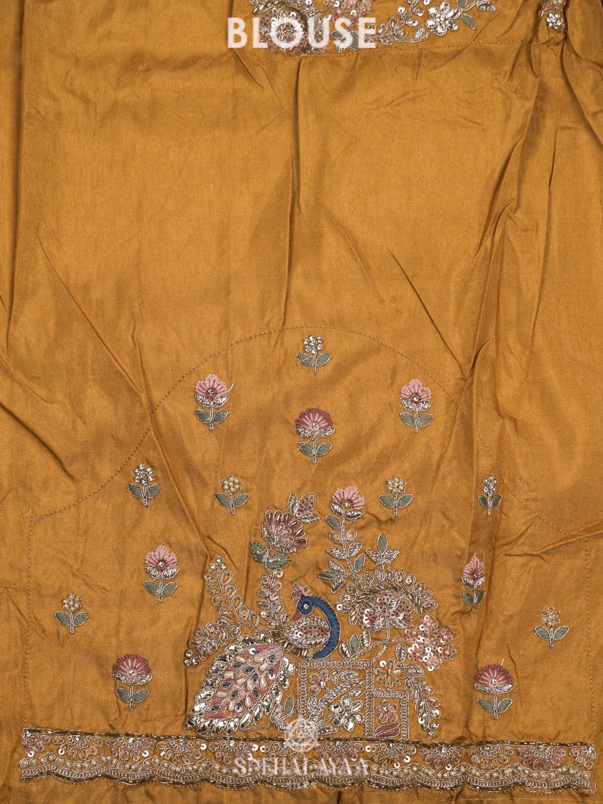 Beige Designer Saree