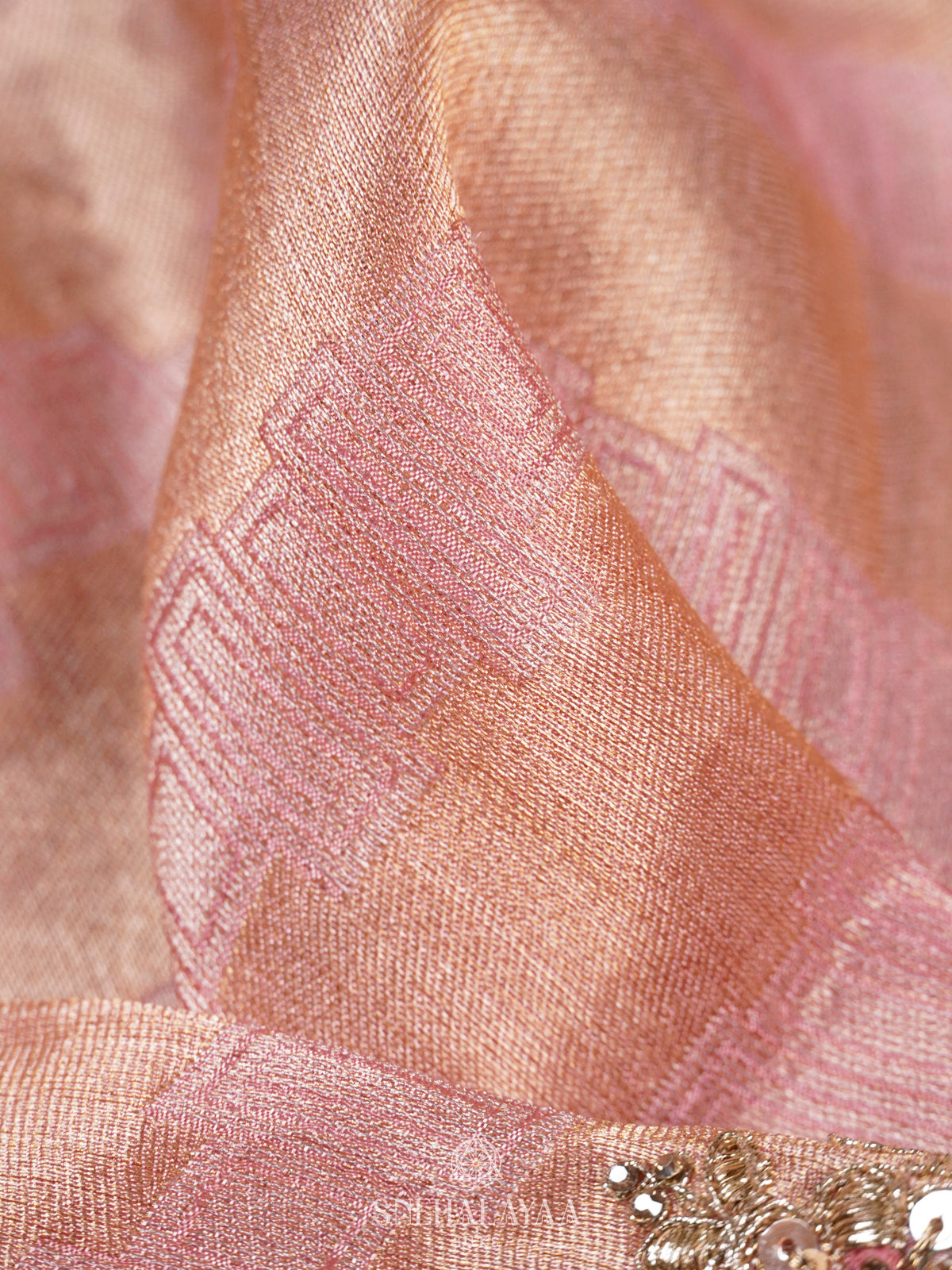 Pink Designer Saree