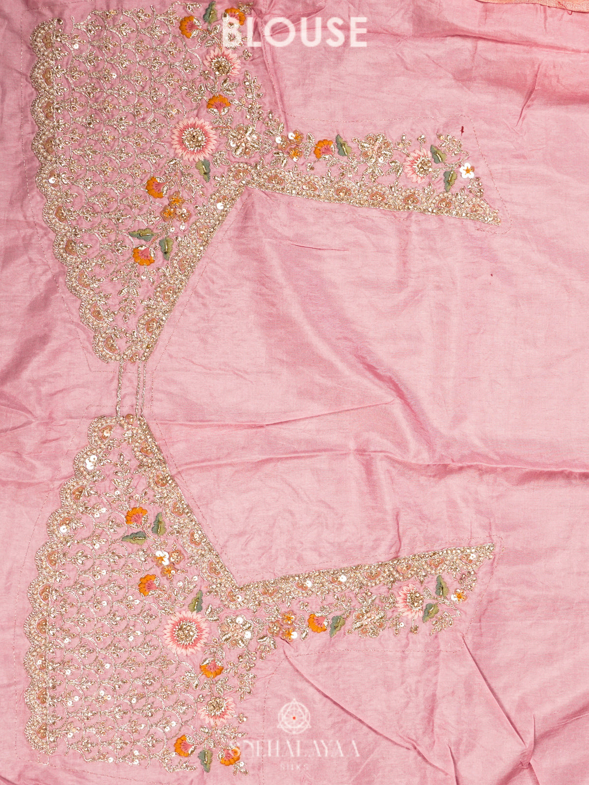 Pink Designer Saree