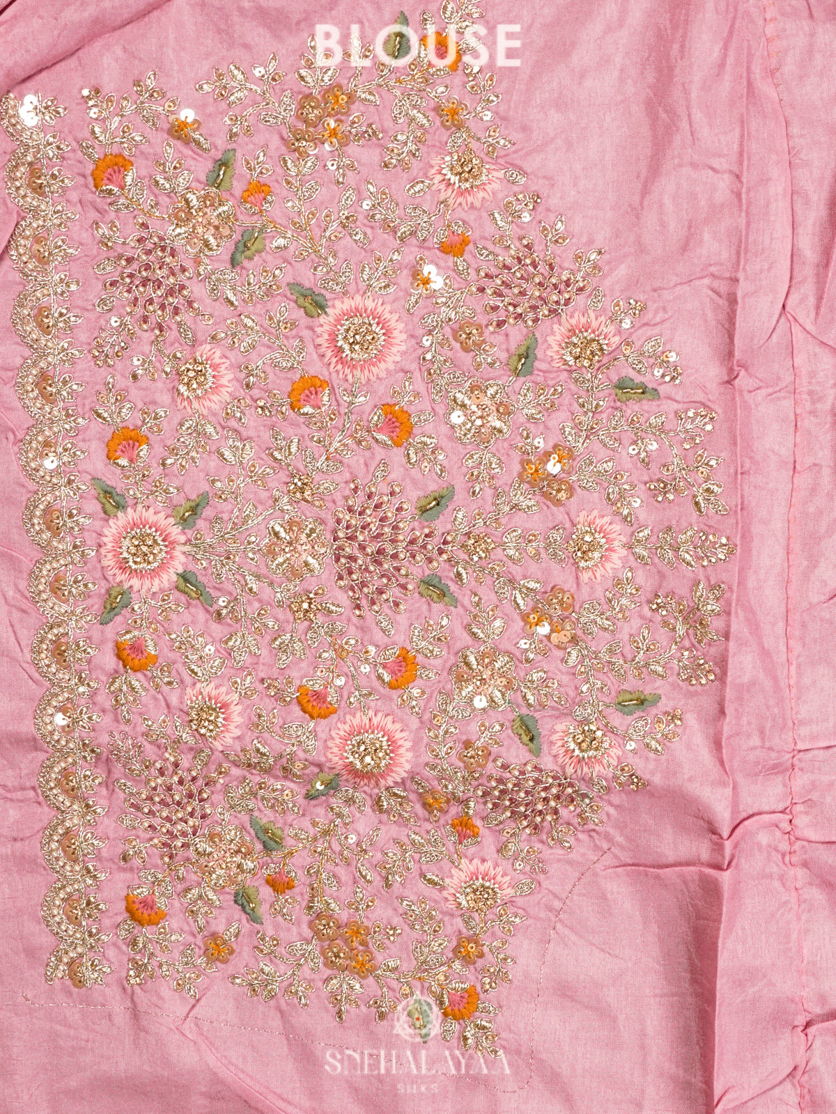 Pink Designer Saree
