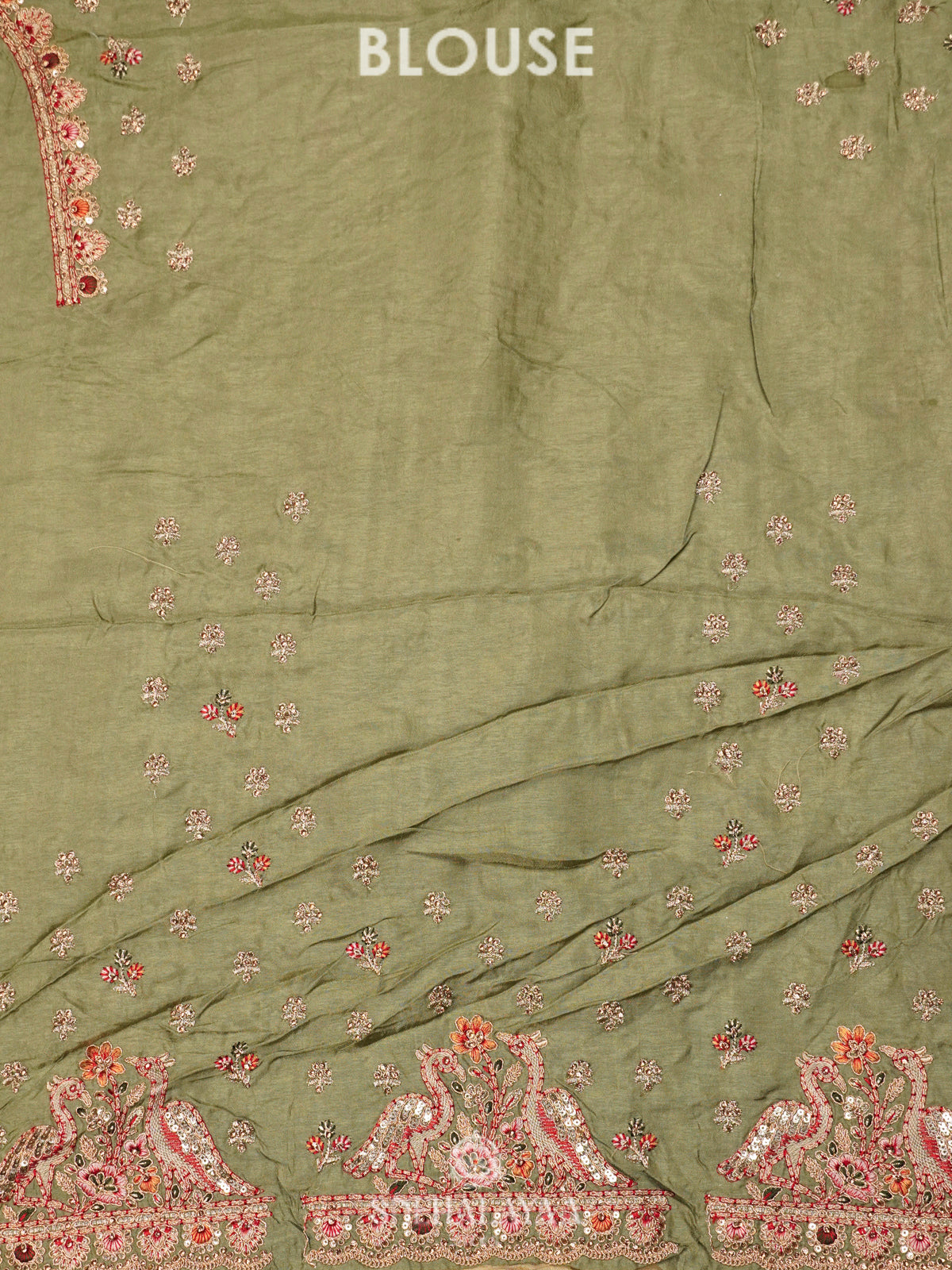 Pale Yellow Designer Saree