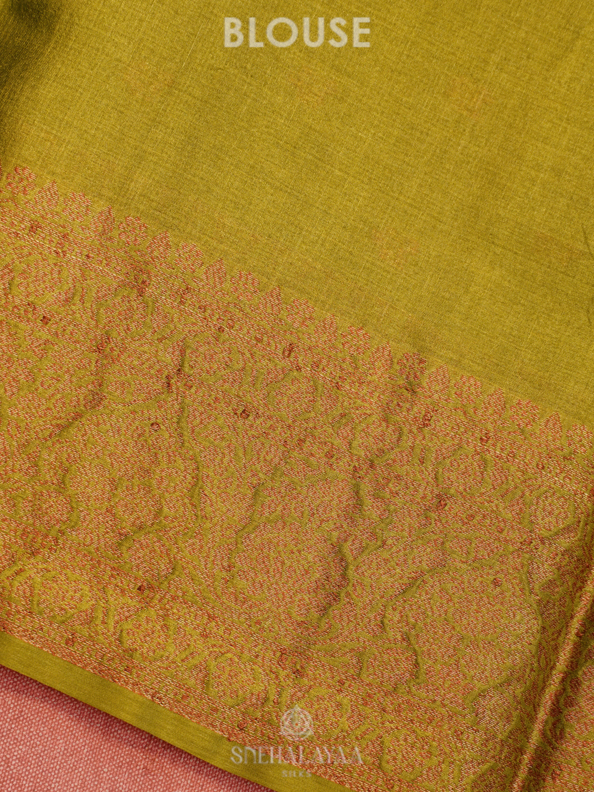 Green Tussar Saree