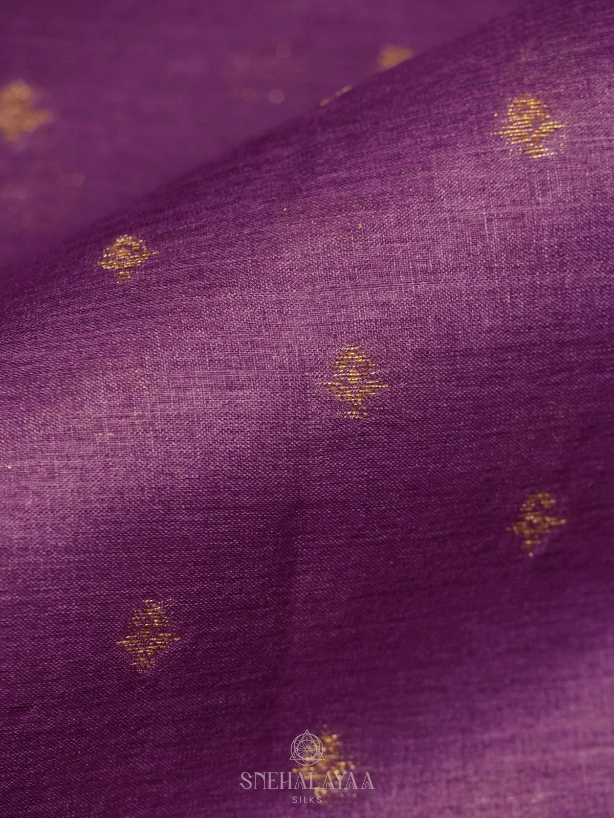 Purple Tussar Saree
