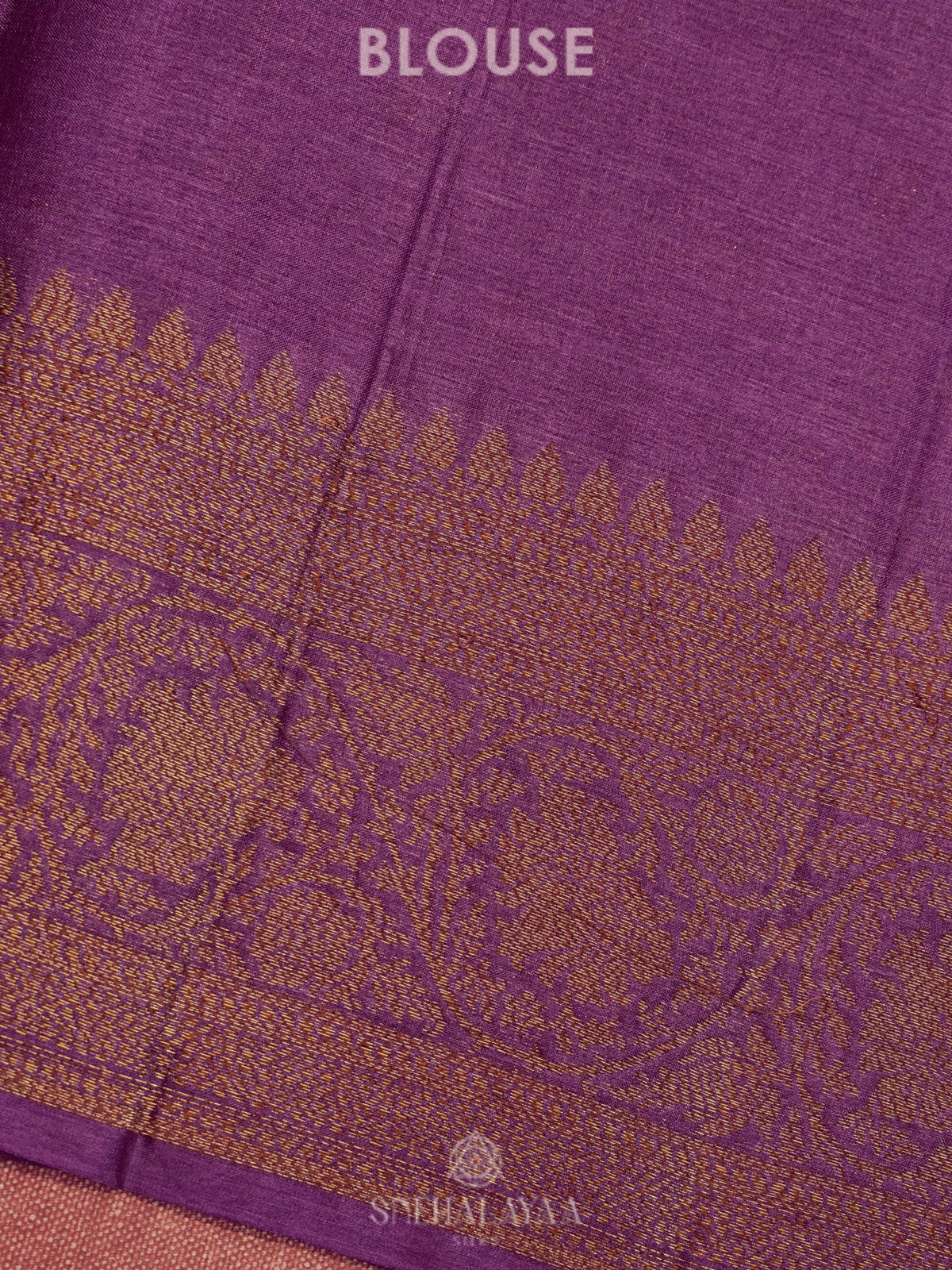 Purple Tussar Saree