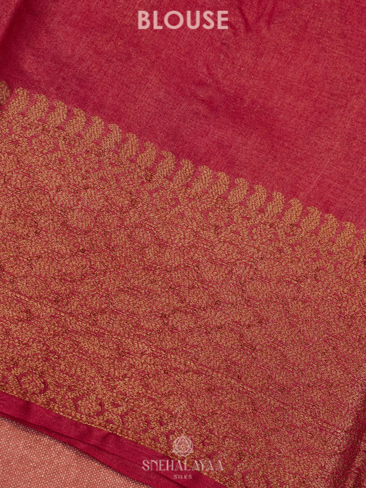 Maroon Tussar Saree