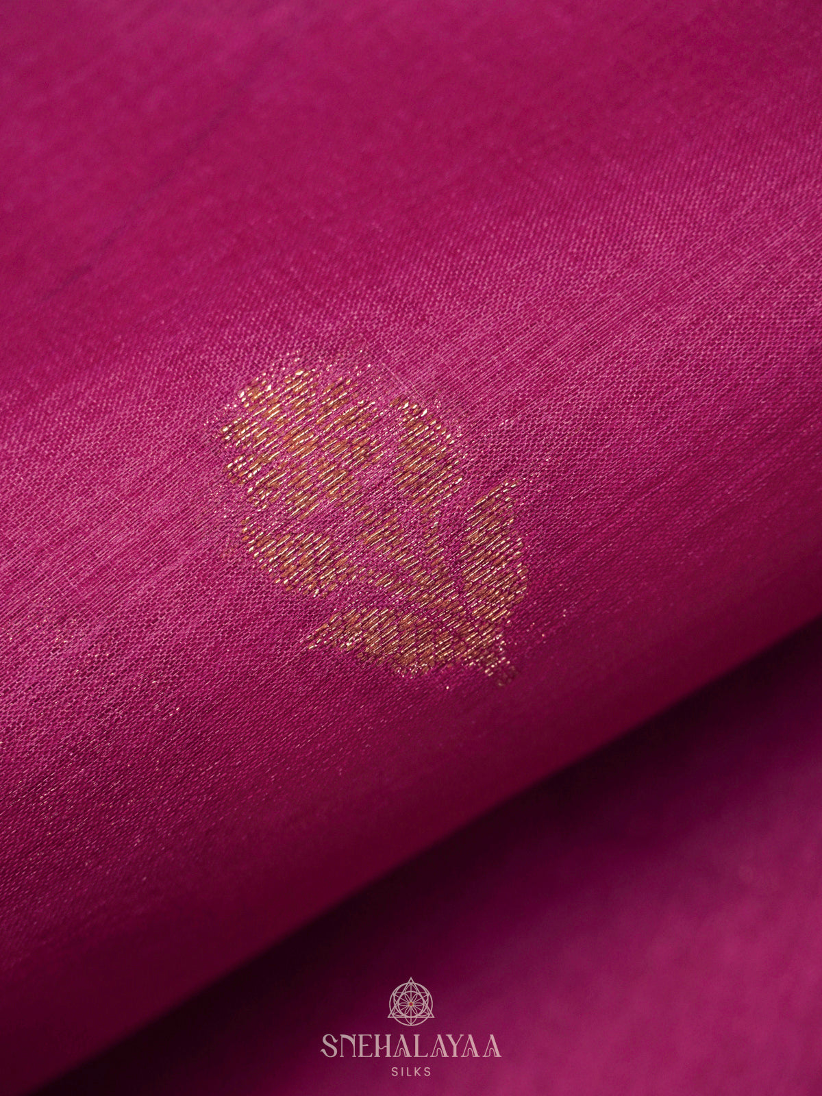 Magenta Pink Tussar Saree