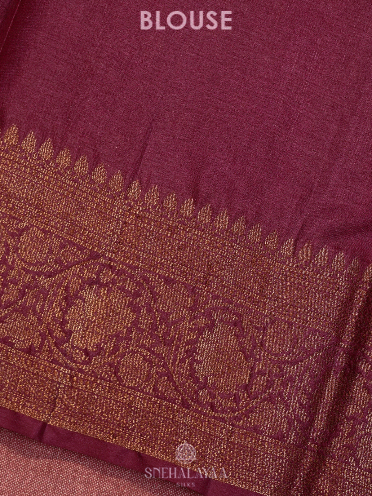 Magenta Tussar Saree