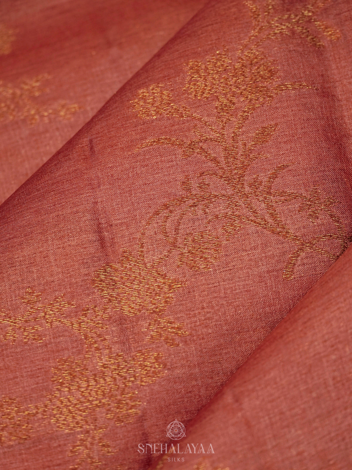Pink Tussar Saree