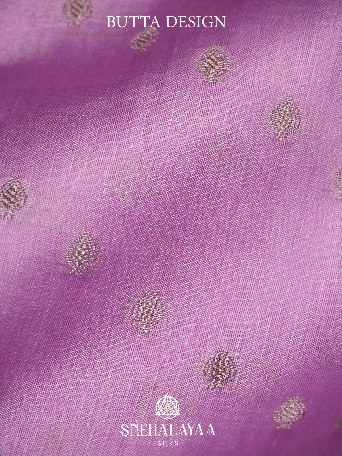 Lilac Chiniya Silk Saree