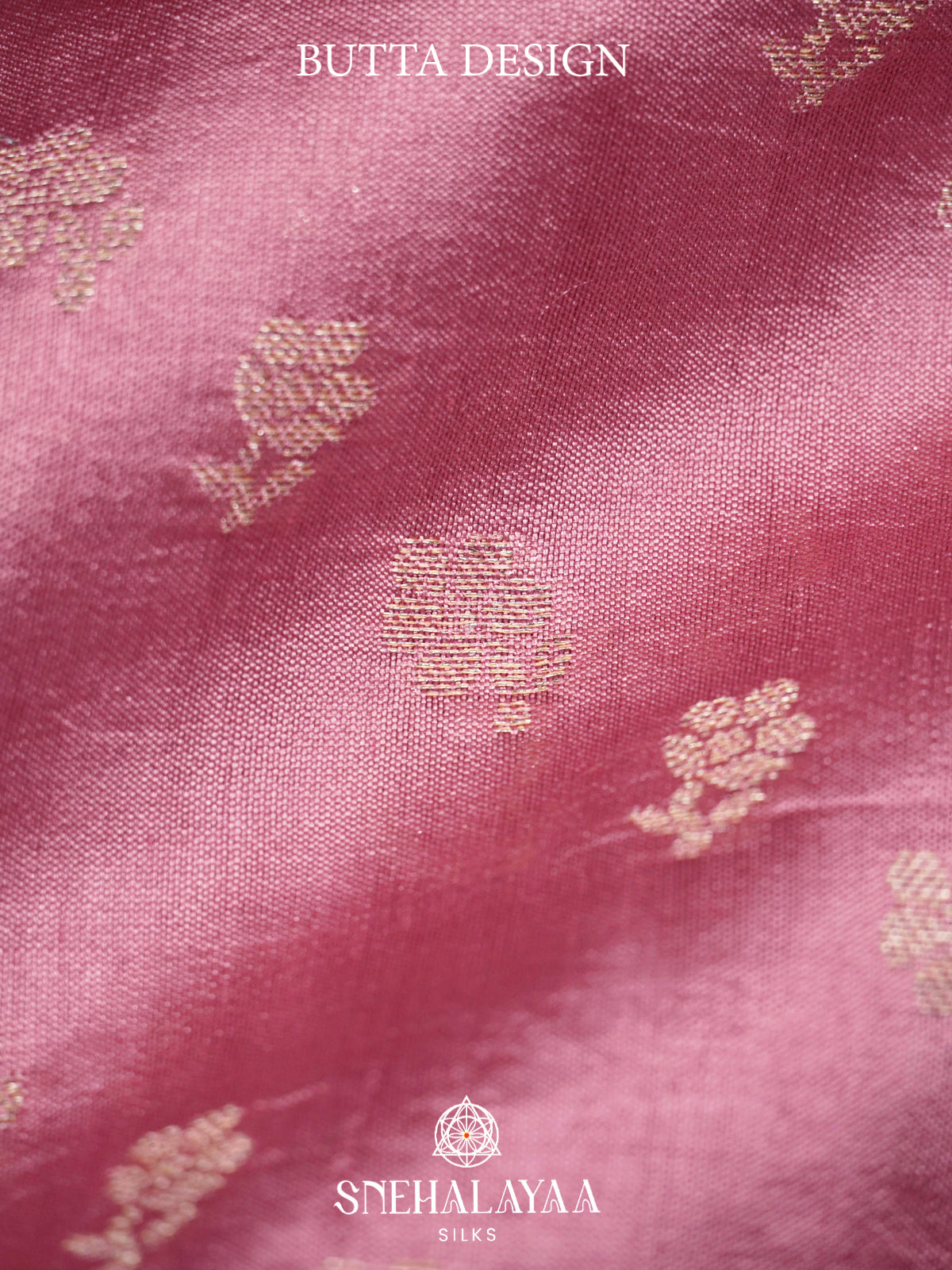 Pink Chiniya Silk Saree