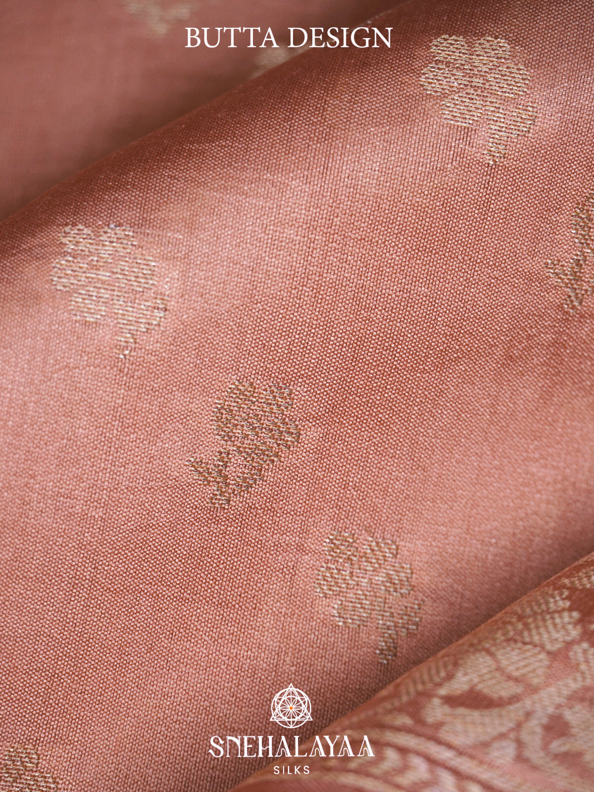 Pale Peach Chiniya Silk Saree