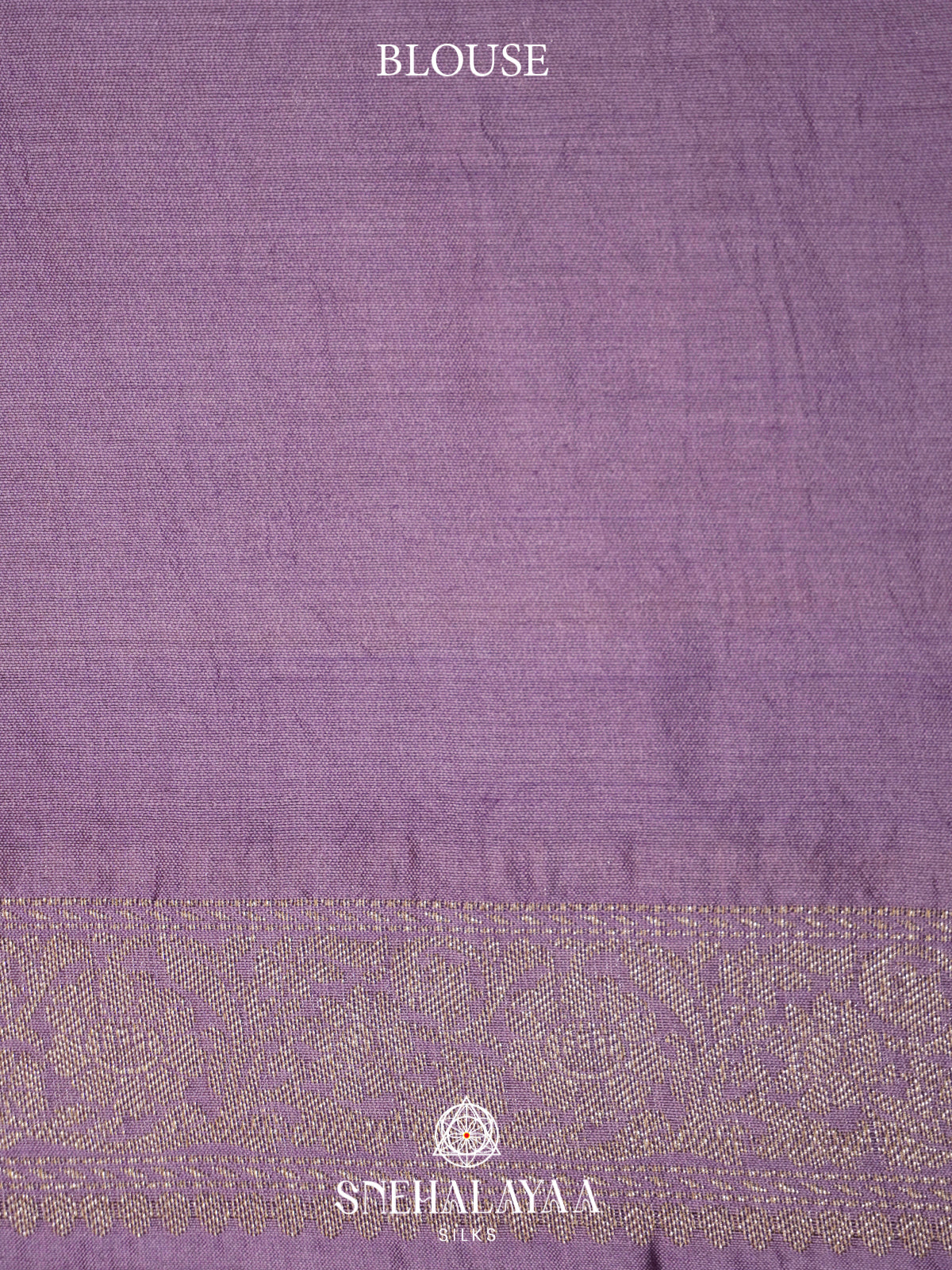 Lilac Chiniya Silk Saree