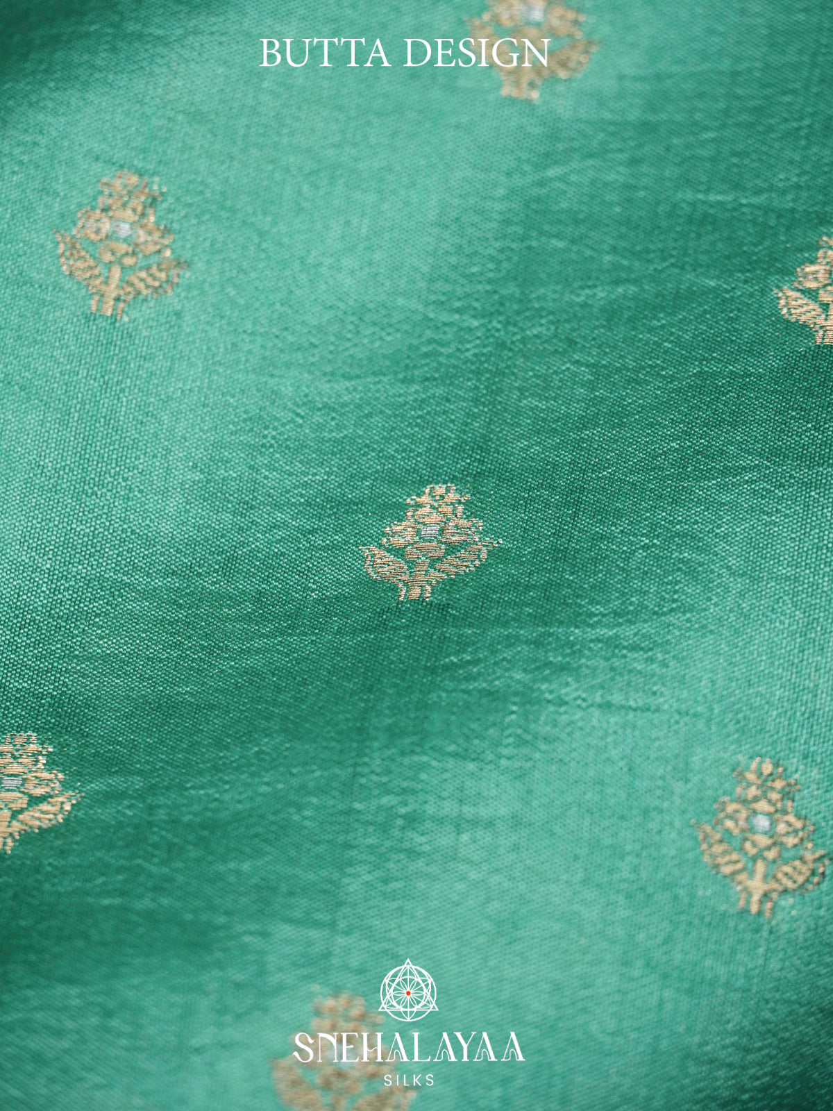 Mint Green Chiniya Silk Saree