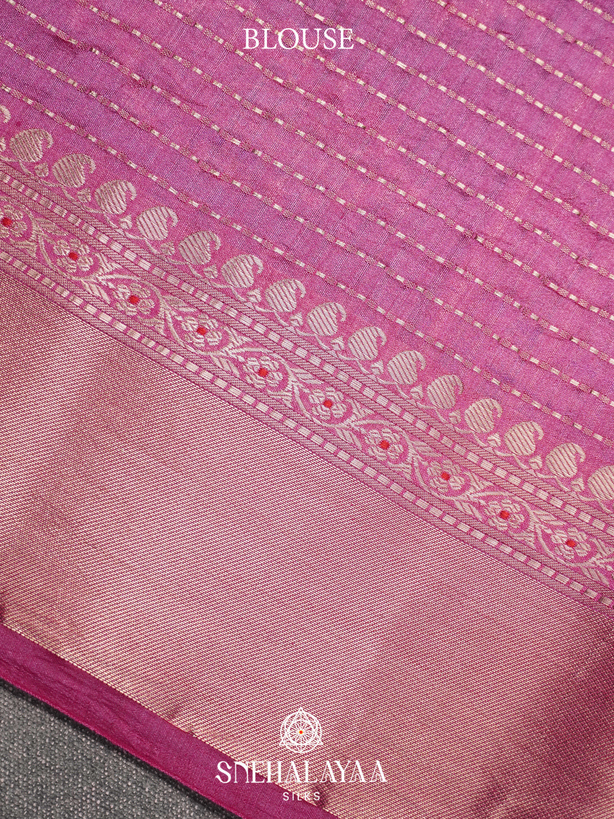 Peacock Blue Chiniya Silk Saree