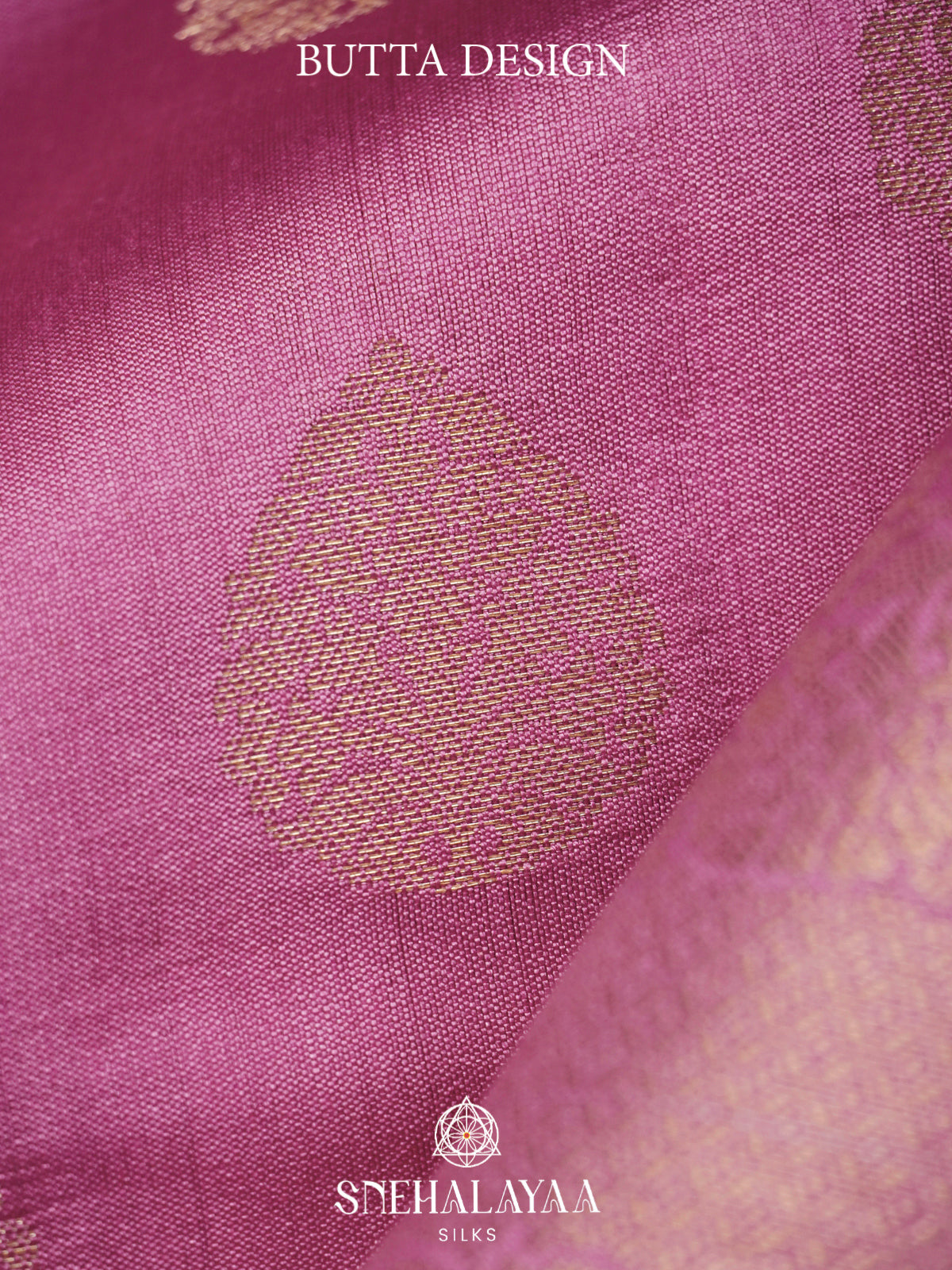 Pink Chiniya Silk Saree