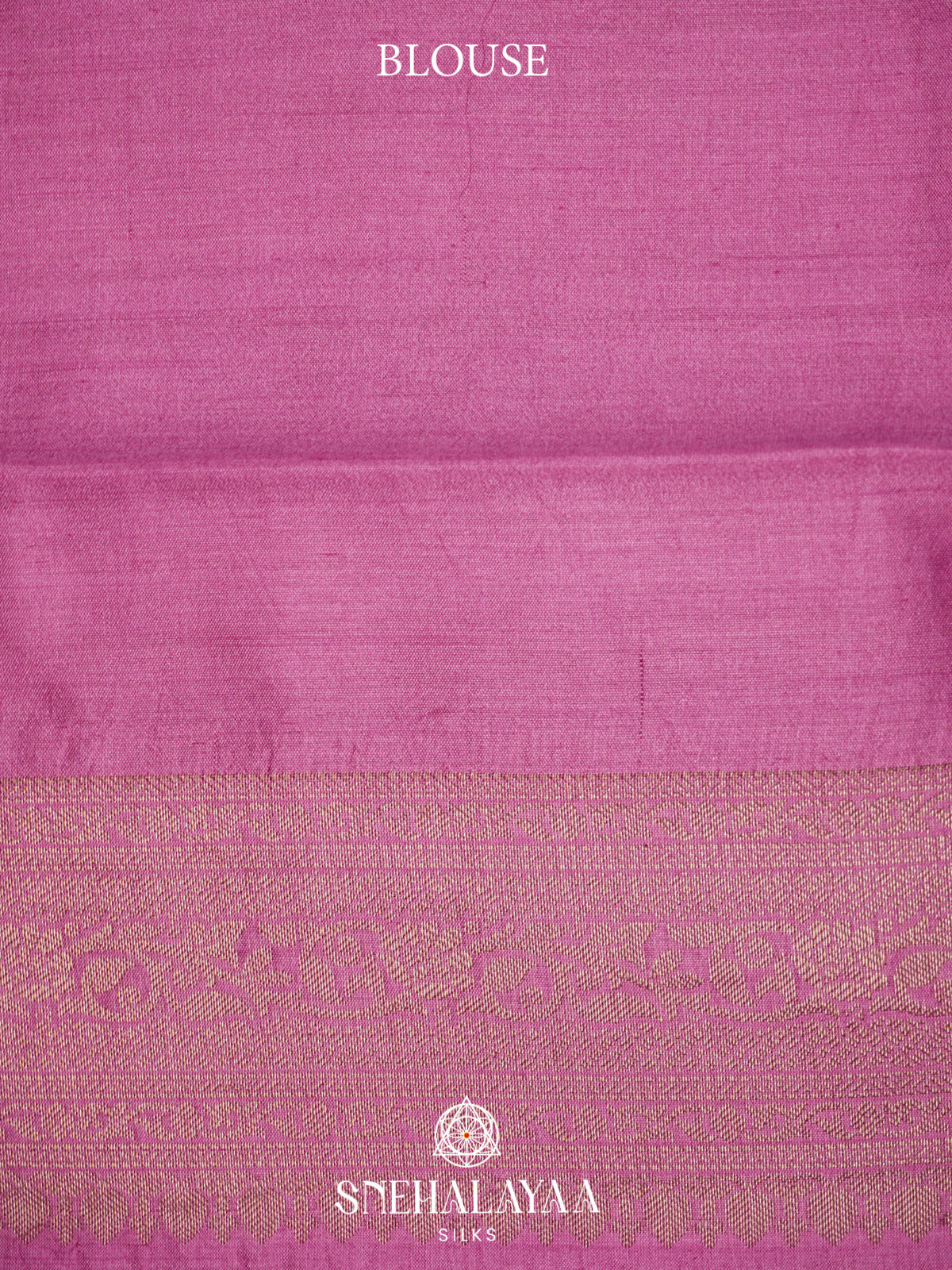 Pink Chiniya Silk Saree