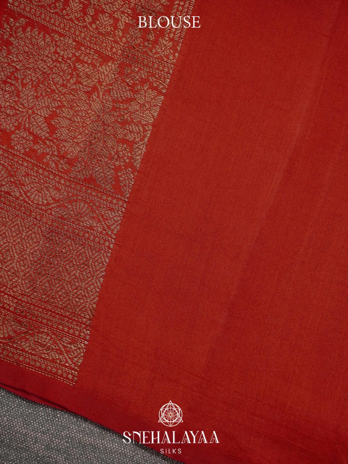 Burgundy Chiniya Silk Saree