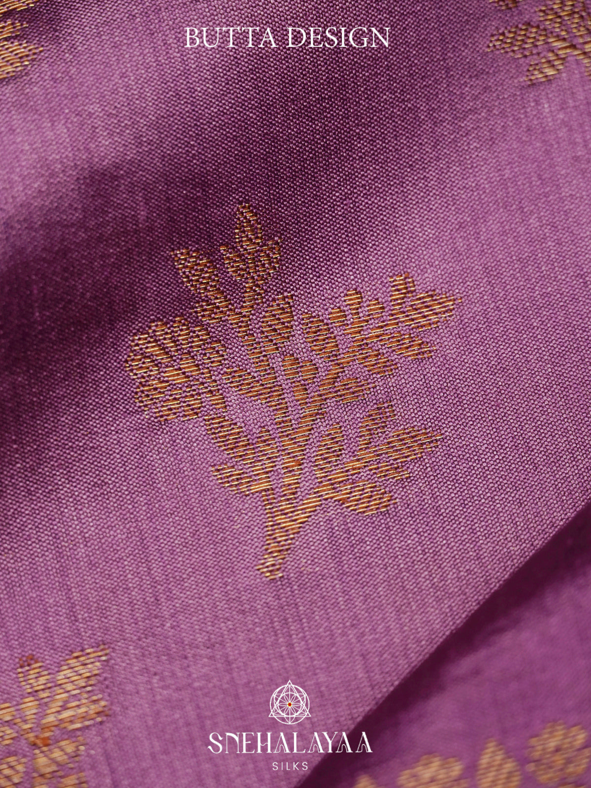 Purple Chiniya Silk Saree