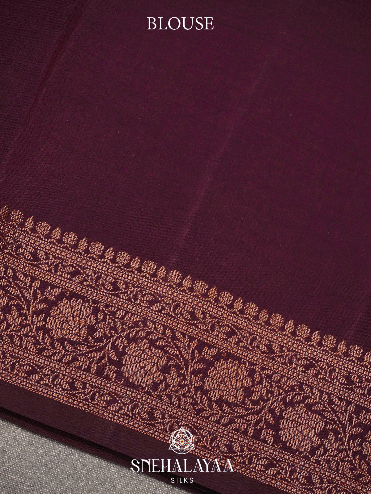 Purple Chiniya Silk Saree