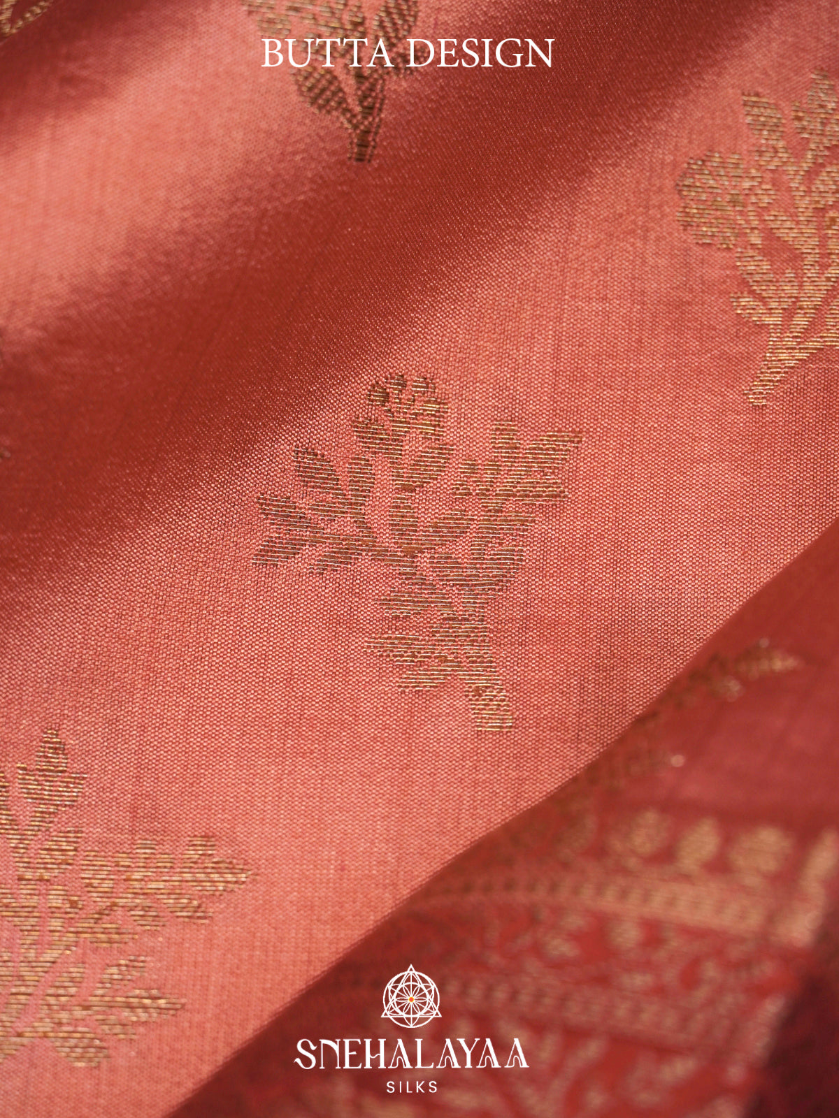 Peach Chiniya Silk Saree