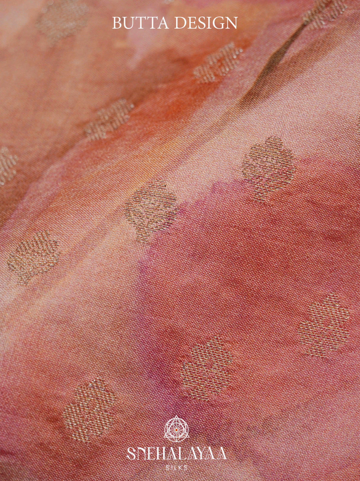 Peach Banaras Saree