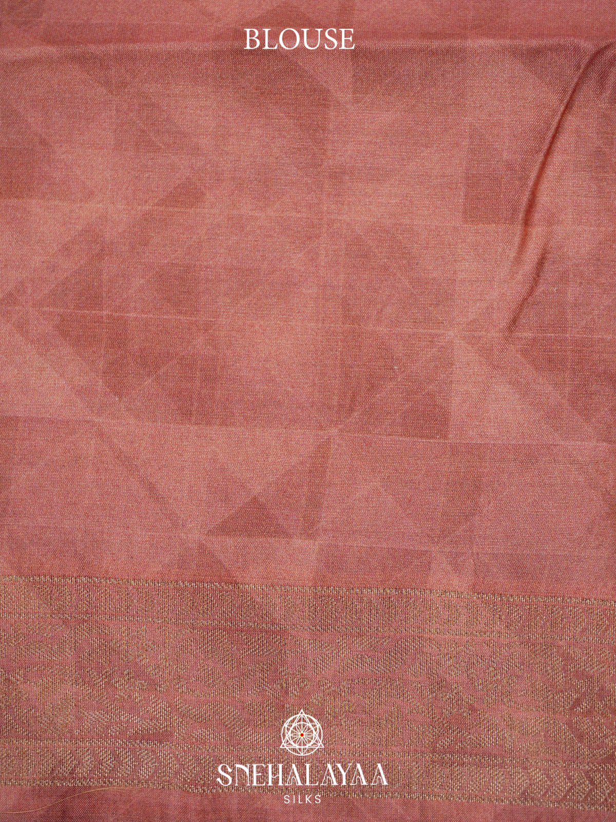 Peach Banaras Saree