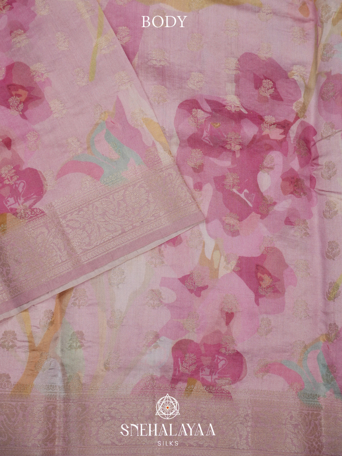 Pink Banaras Saree