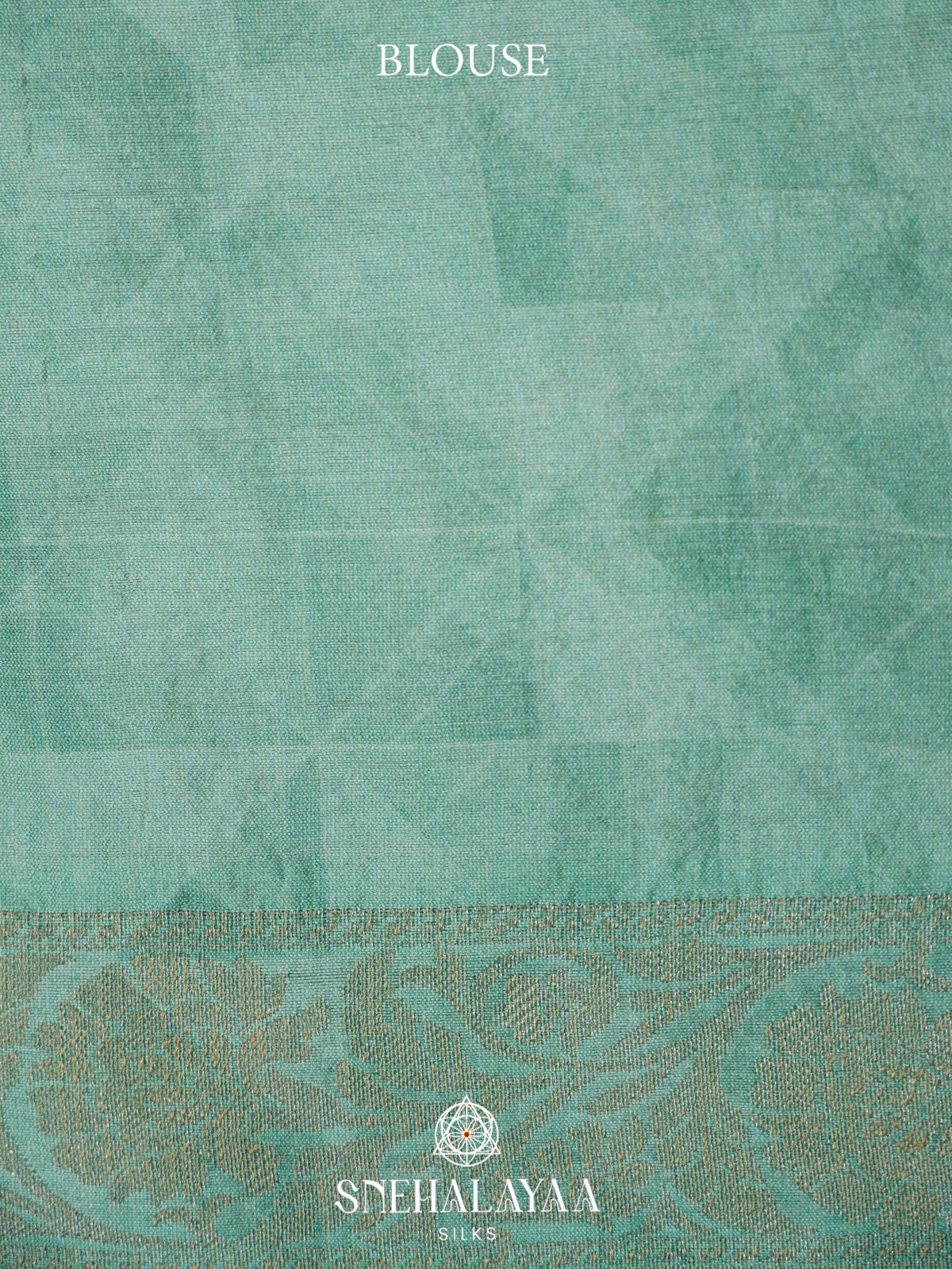 Mint Green Banaras Saree