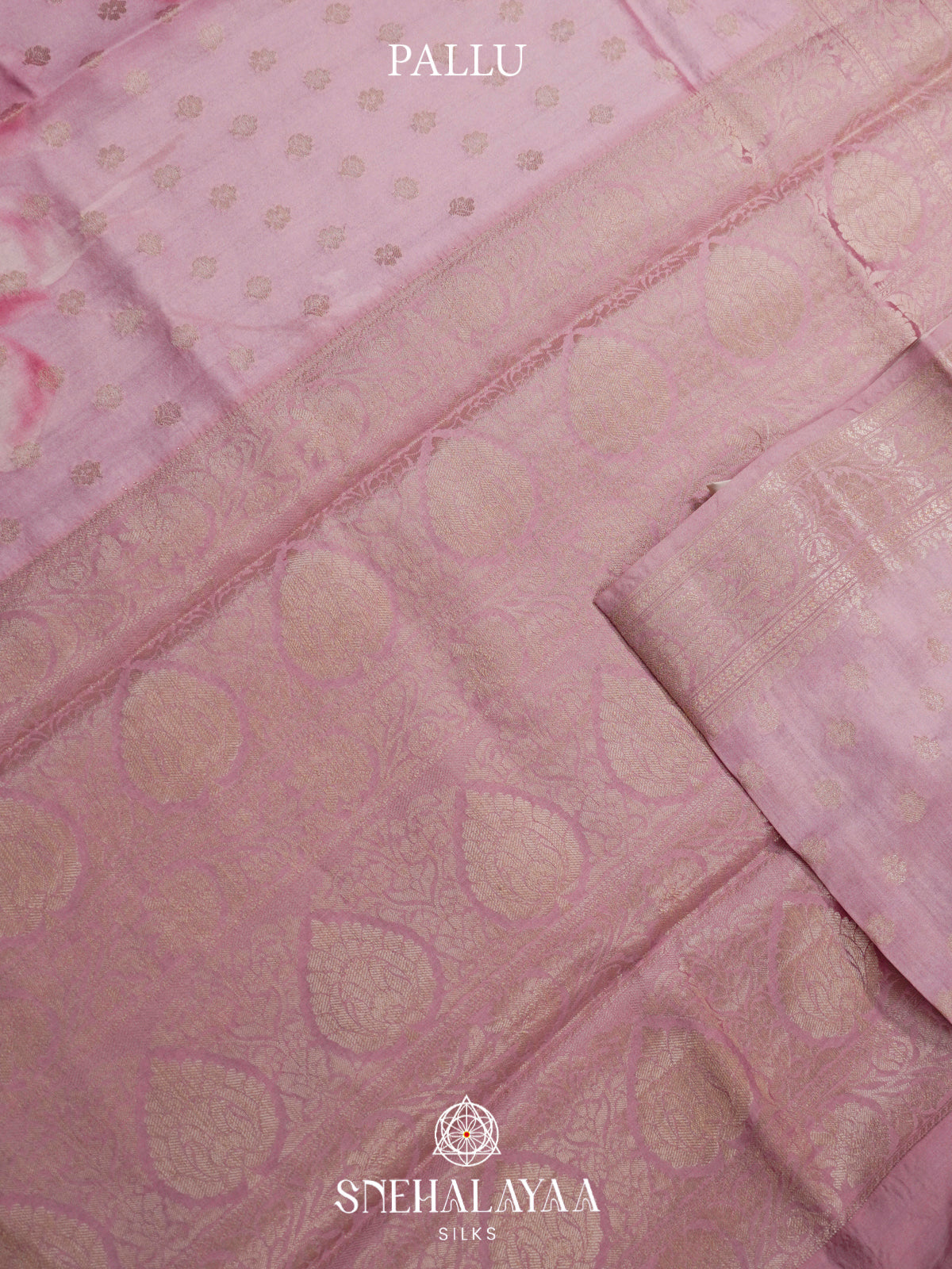Pale Pink Banaras Saree