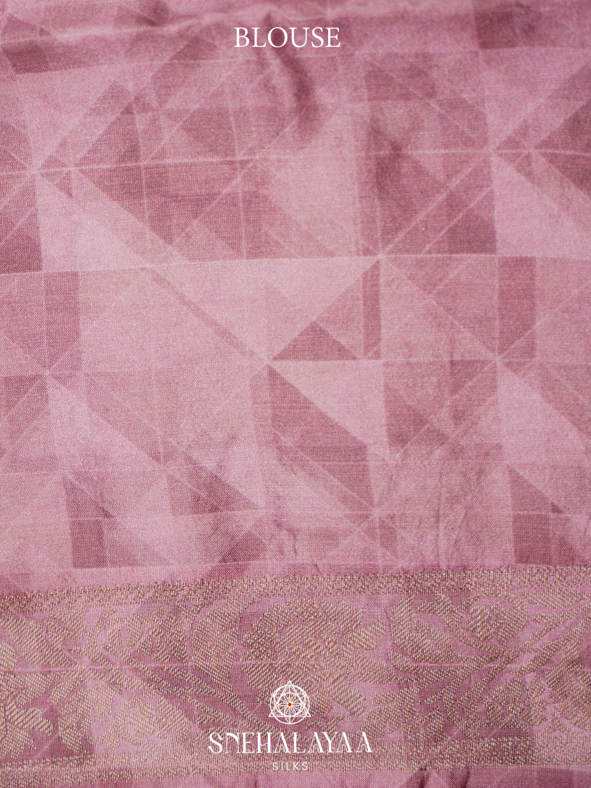 Pale Pink Banaras Saree