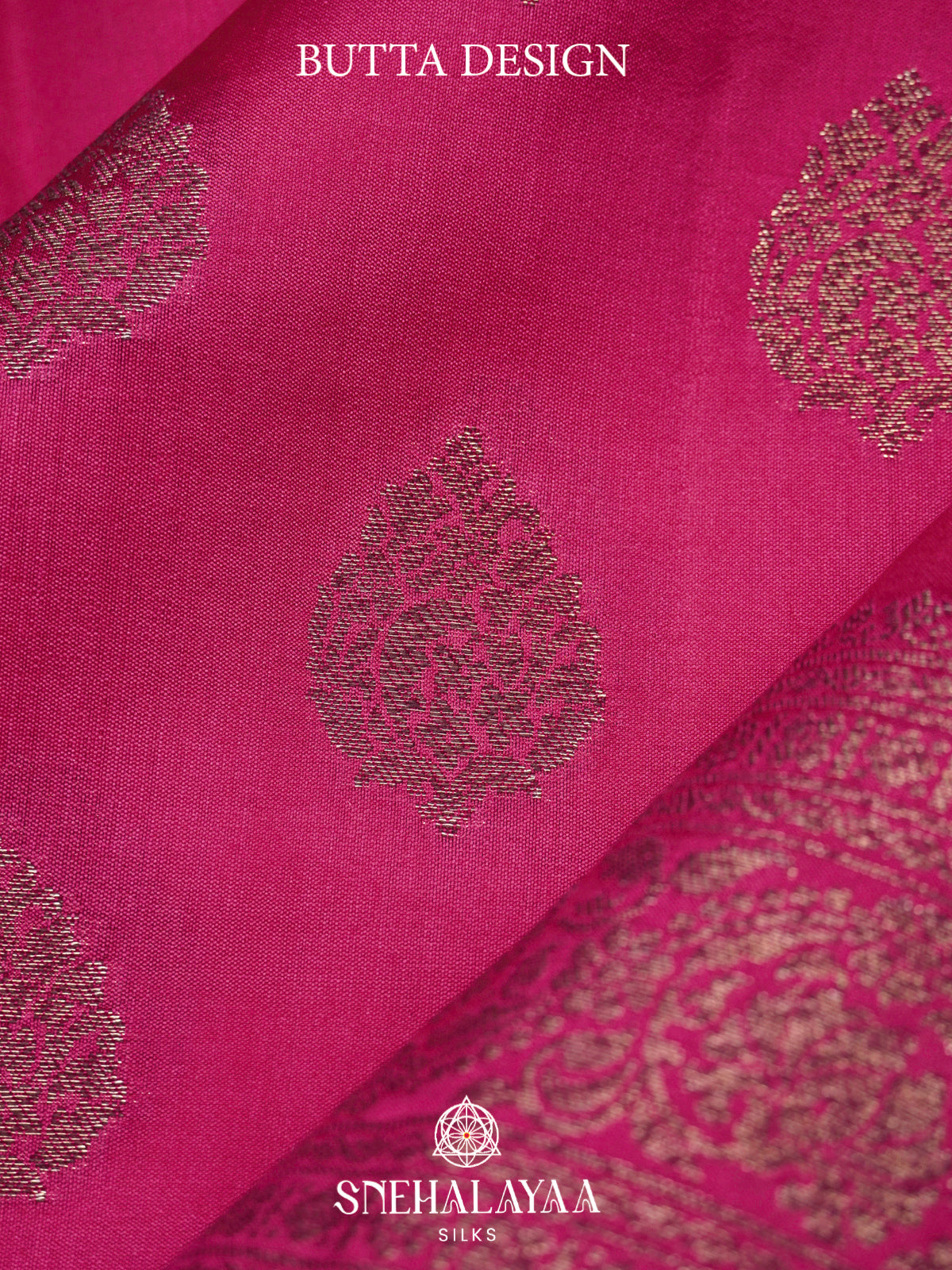 Pink Chiniya Silk Saree
