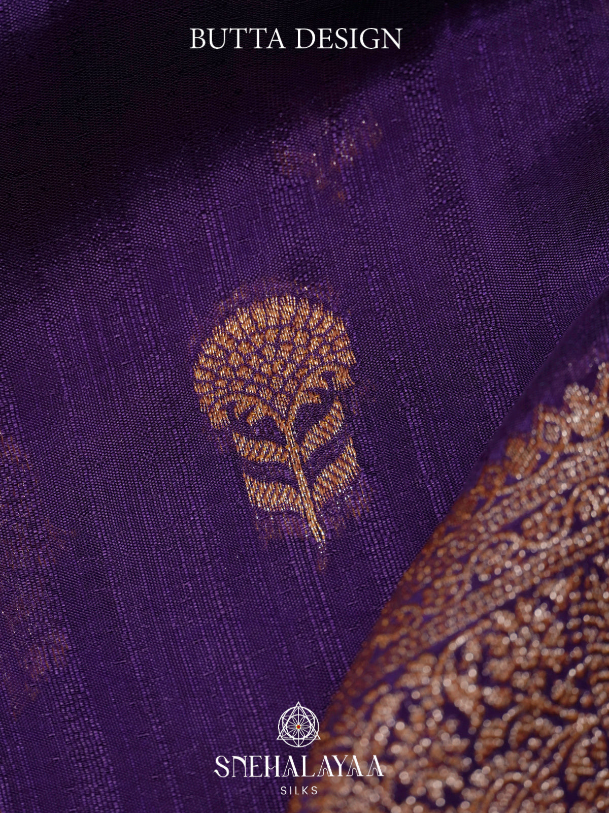 Purple Banaras Raw Silk Saree