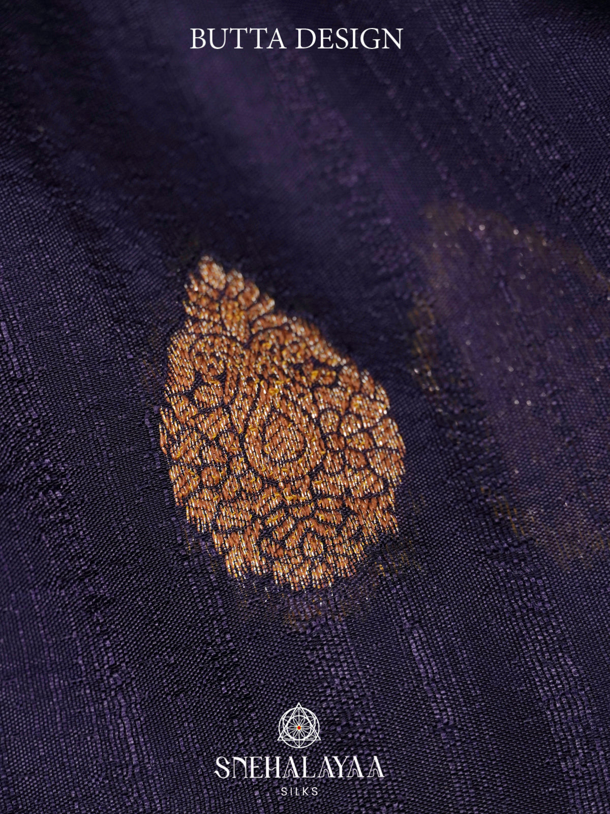 Purple Banaras Raw Silk Saree