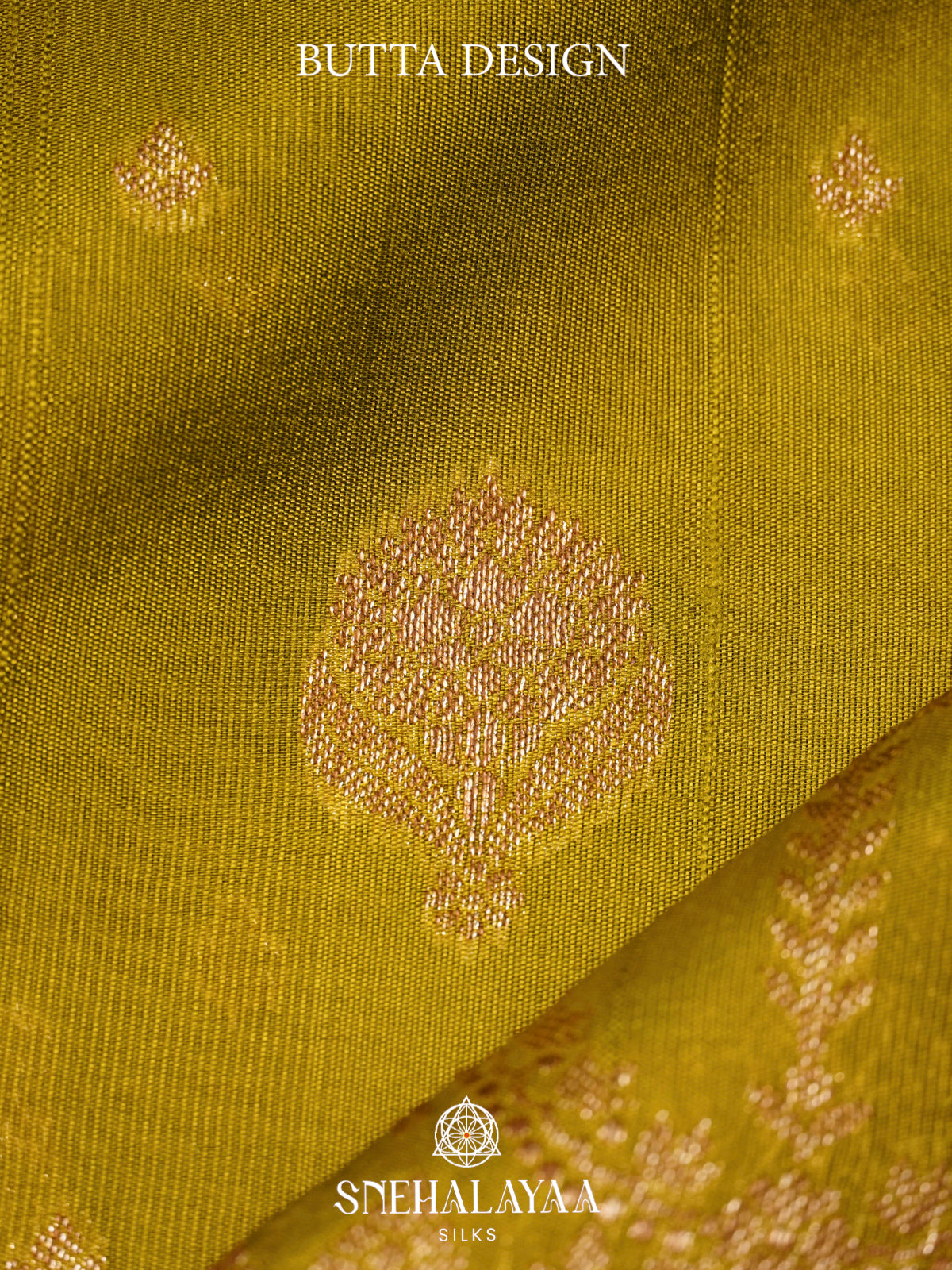 Mahendi Green Banaras Raw Silk Saree