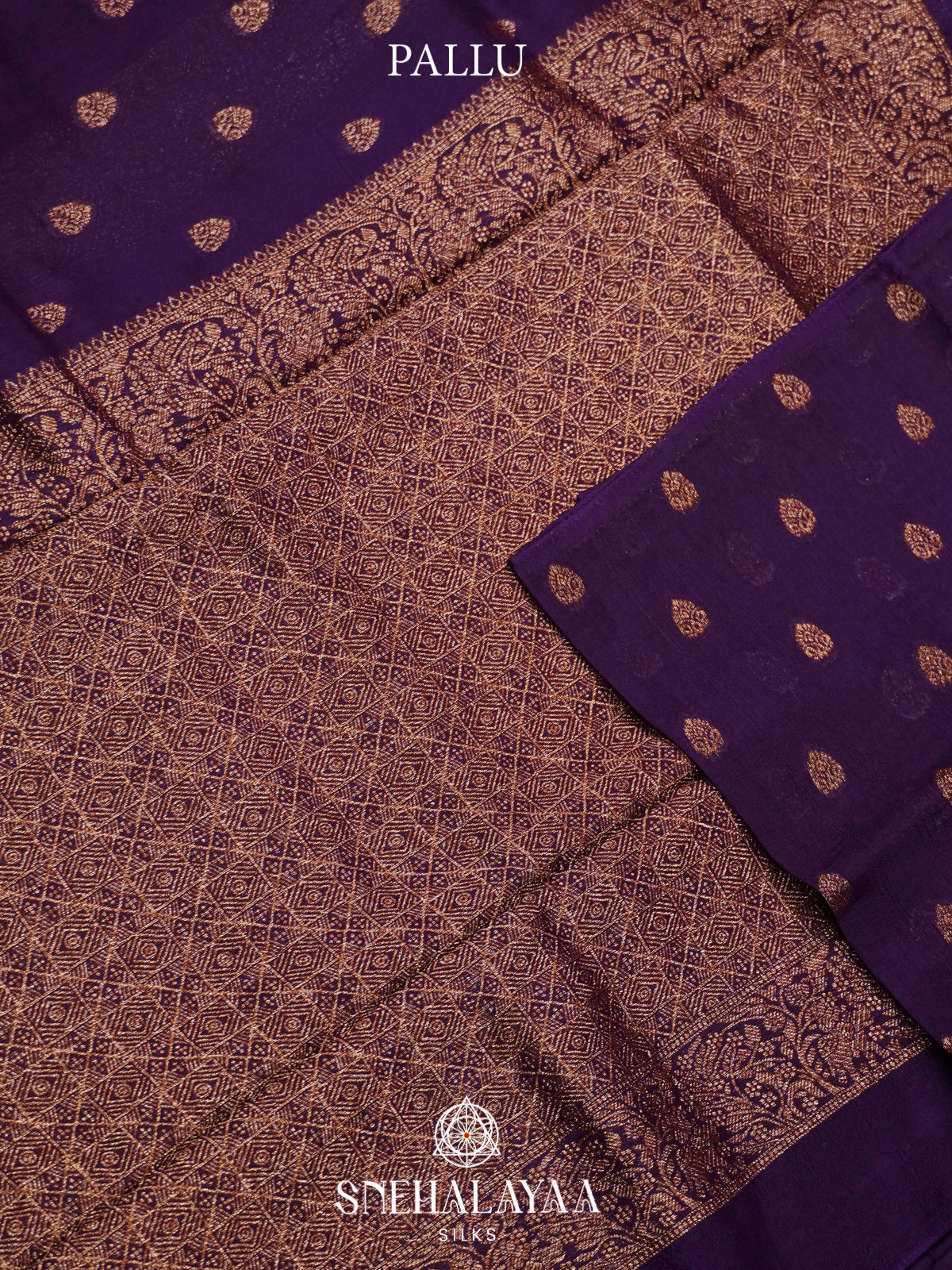 Purple Banaras Raw Silk Saree