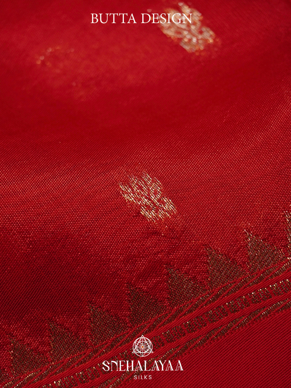 Red Banaras Raw Silk Saree