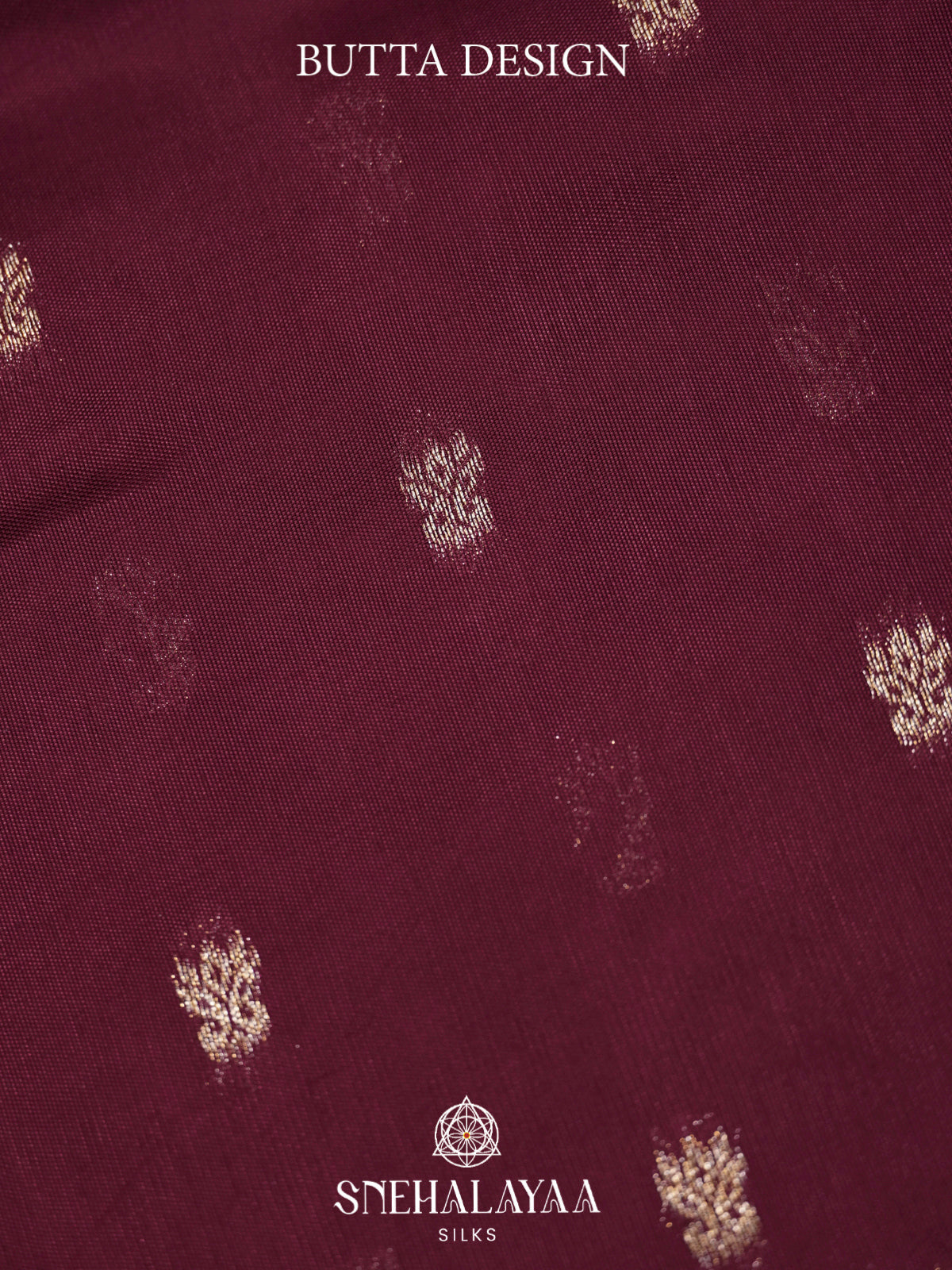 Wine Banaras Raw Silk Saree
