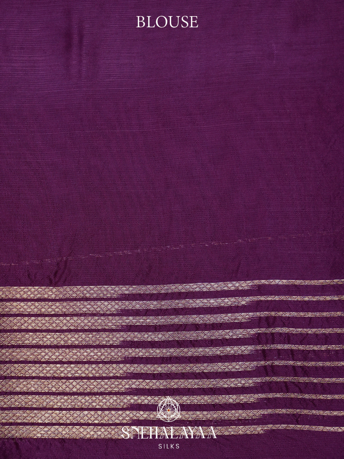 Magenta Banaras Raw Silk Saree