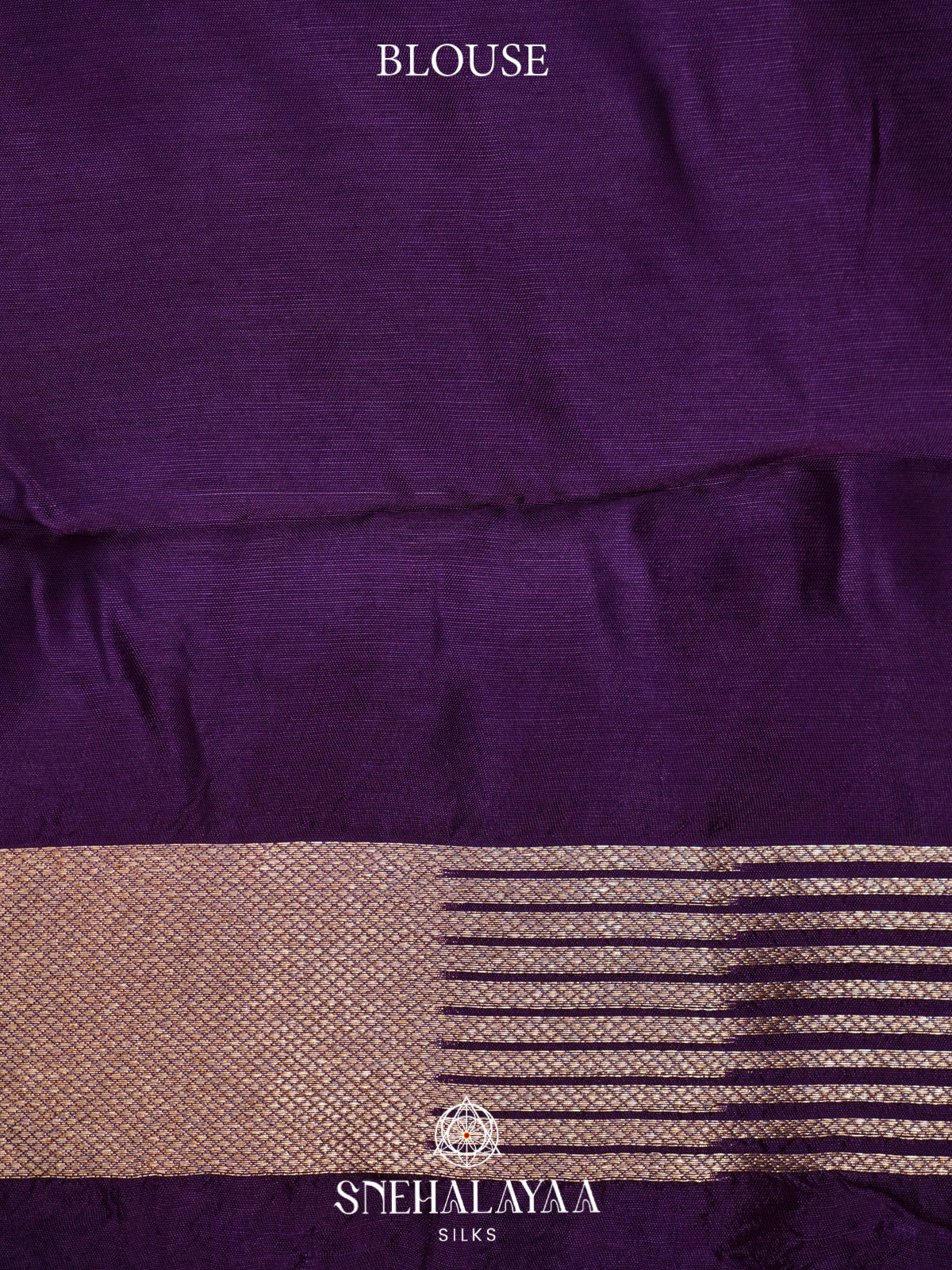 Purple Banaras Raw Silk Saree