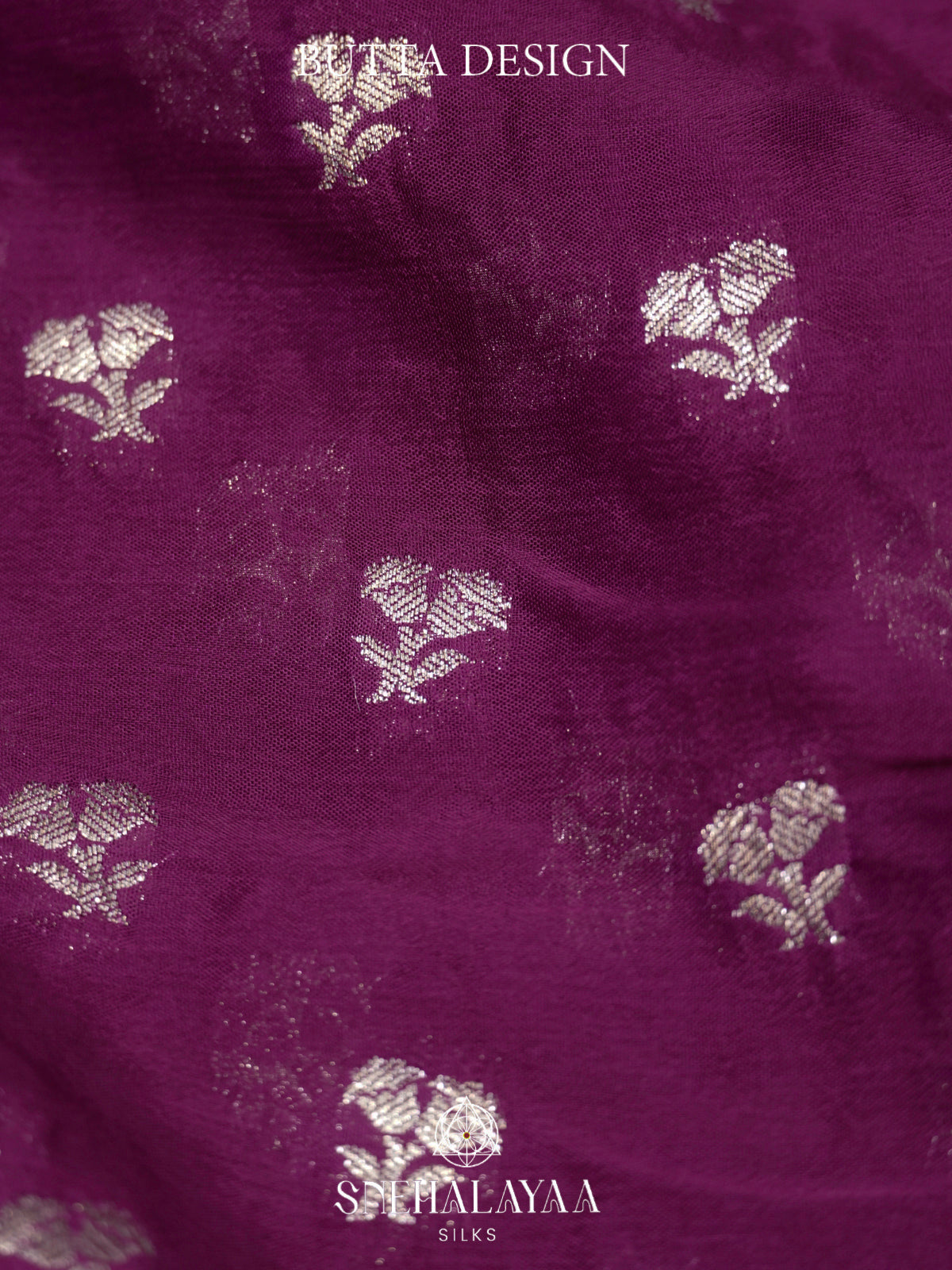 Magenta Banaras Saree