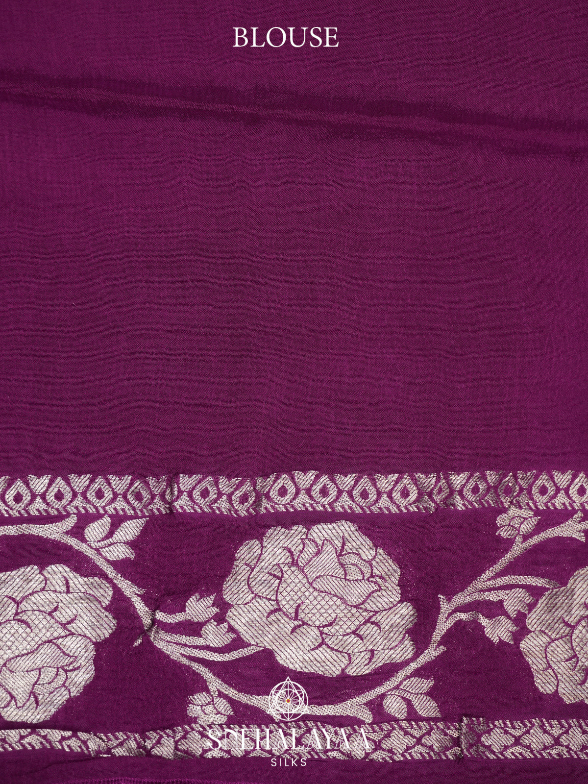 Magenta Banaras Saree