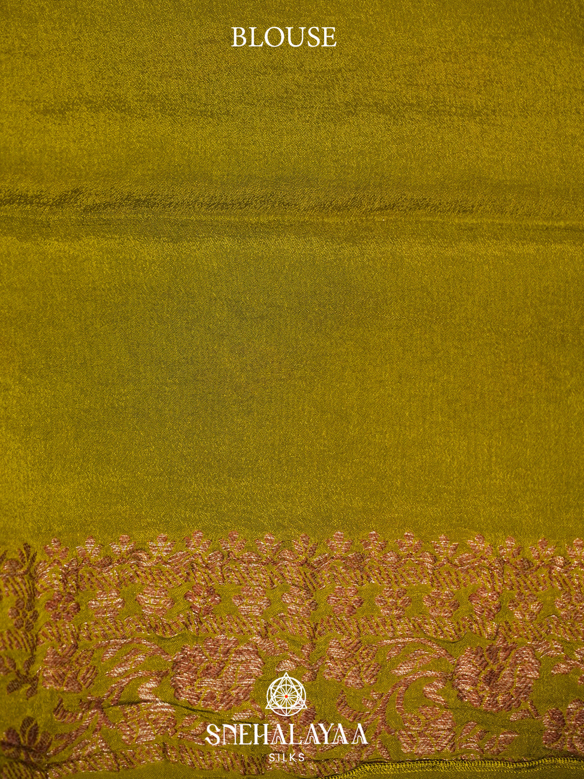 Lime Green Banaras Saree