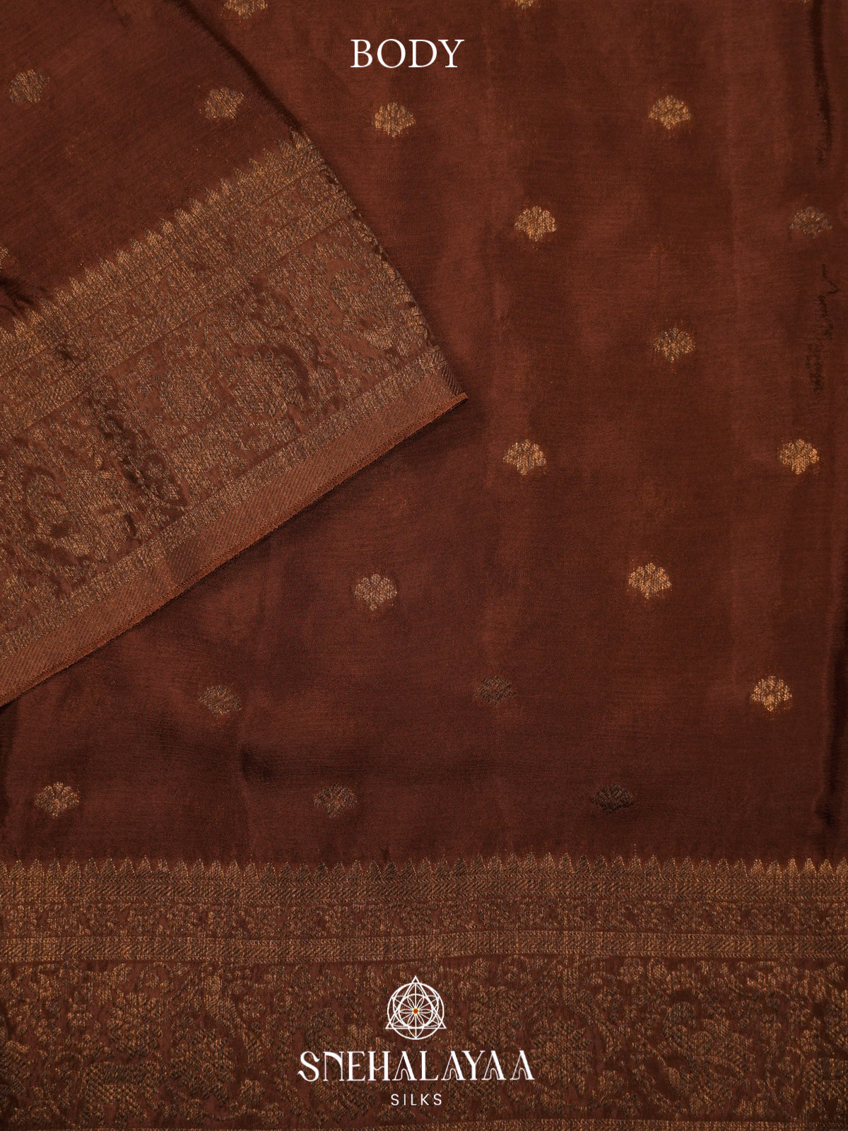 Brown Banaras Saree