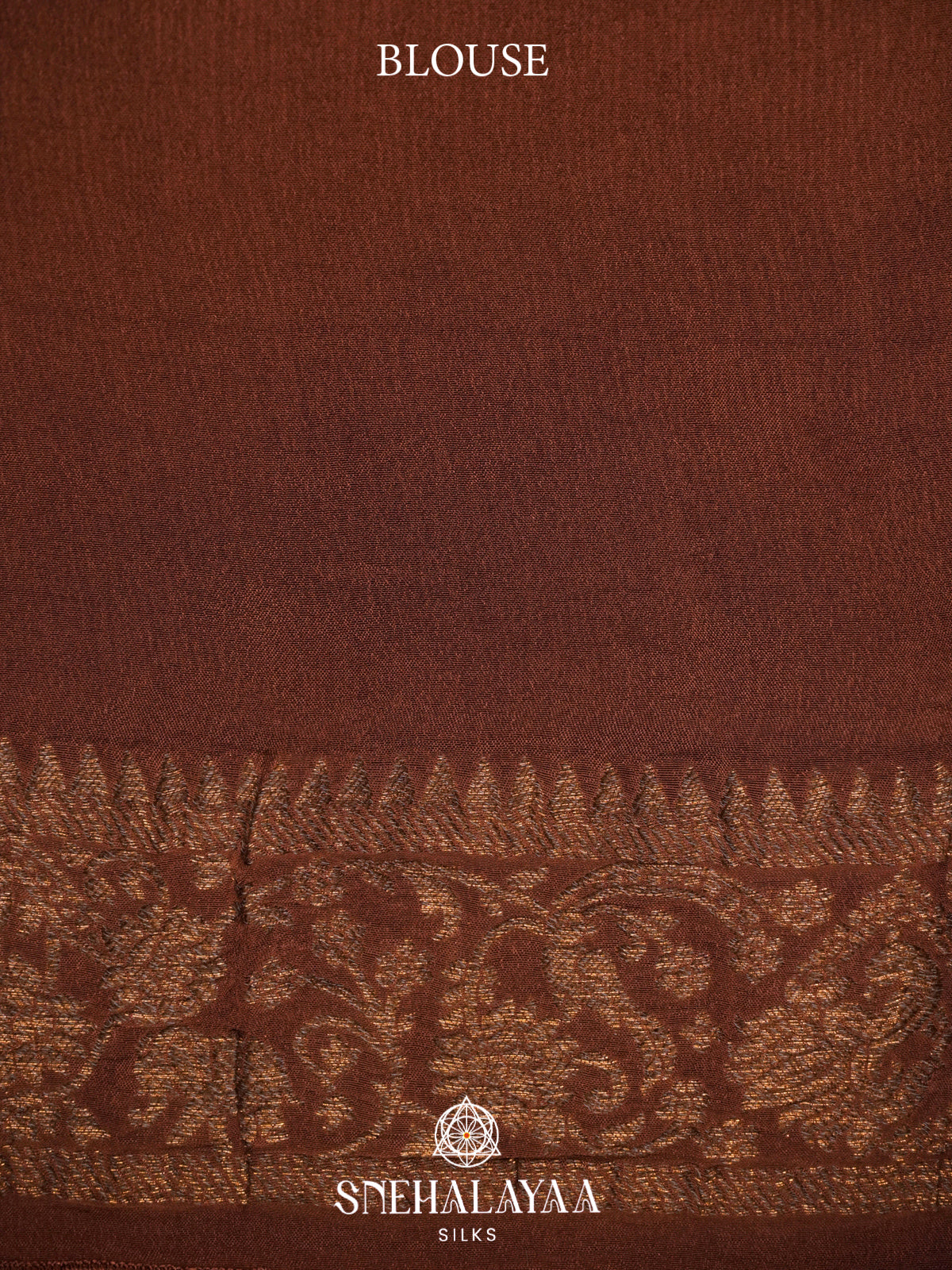 Brown Banaras Saree