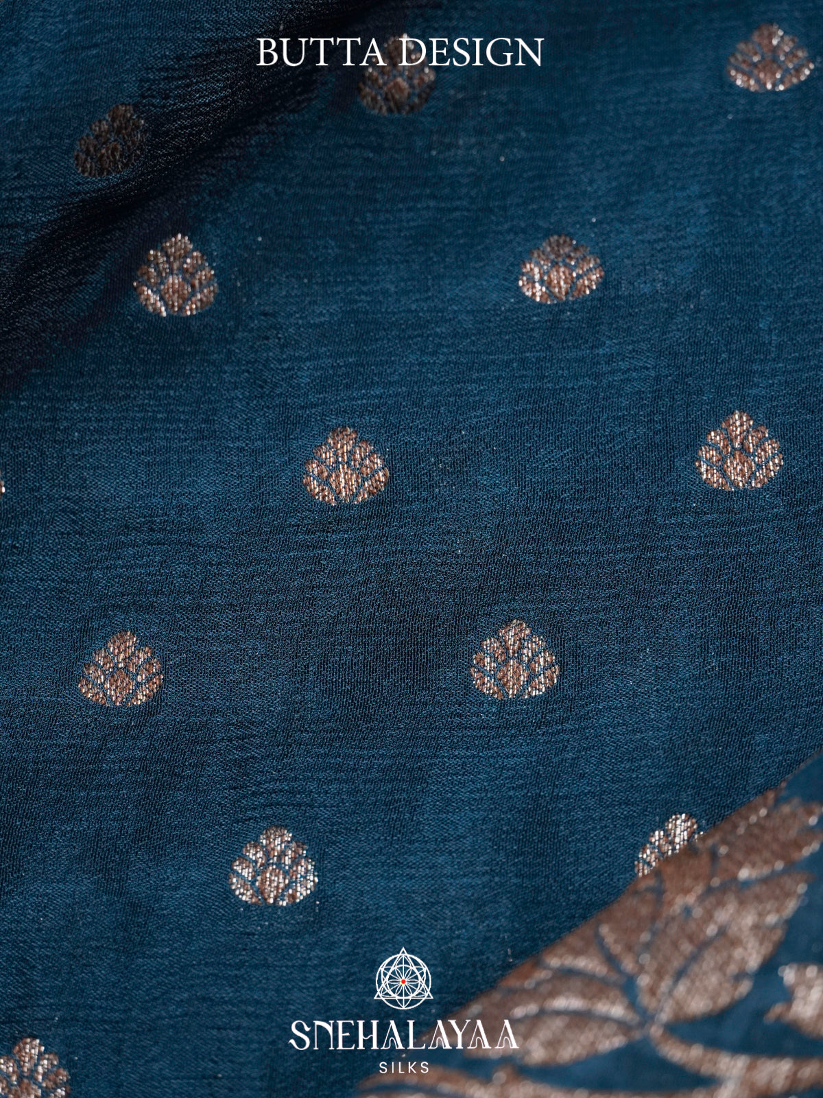 Peacock Blue Banaras Saree