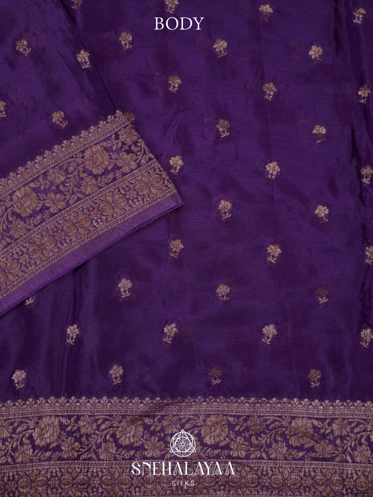 Purple Banaras Saree