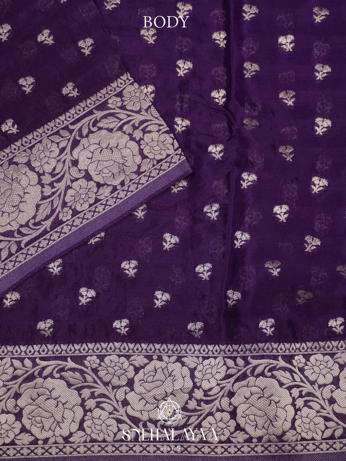 Purple Banaras Saree