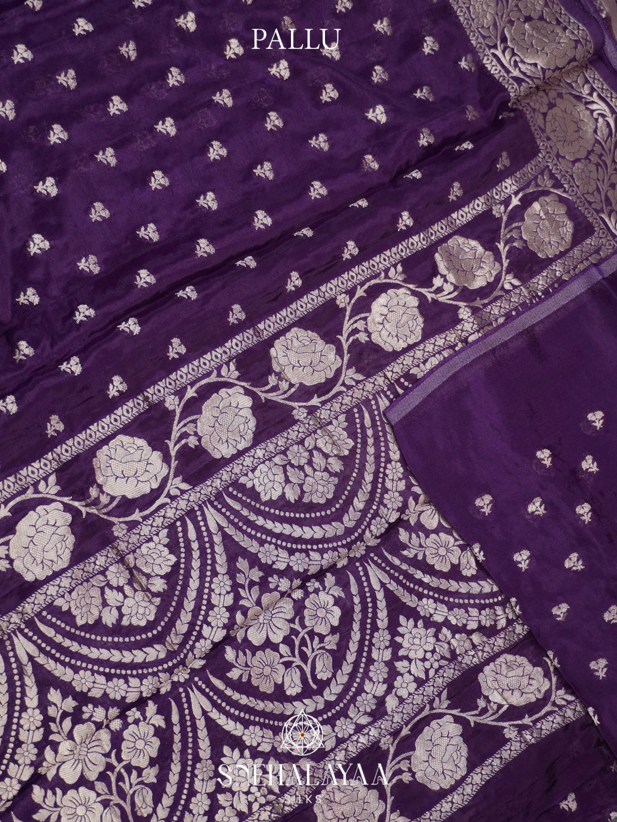 Purple Banaras Saree